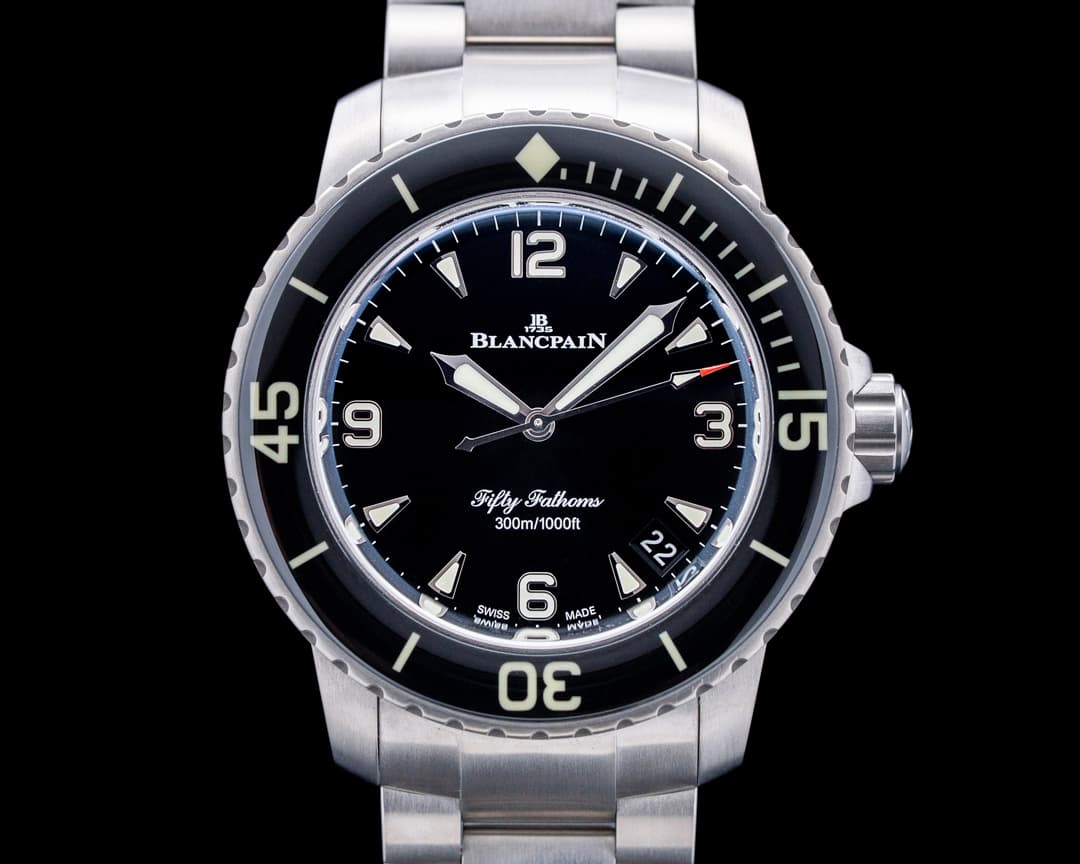 Blancpain 5010 Fifty Fathoms Automatique Titanium Black Dial