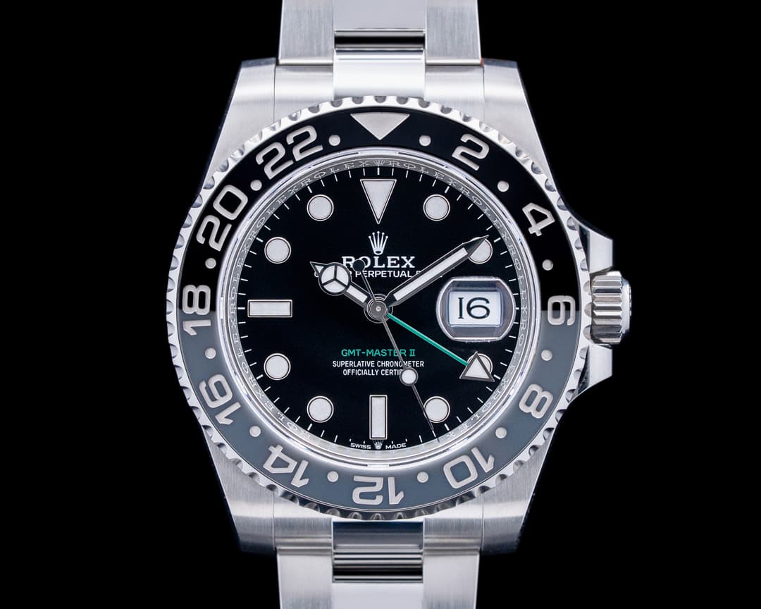 Rolex 126710GRNR GMT Master II "Bruce Wayne" SS Black Dial 2026