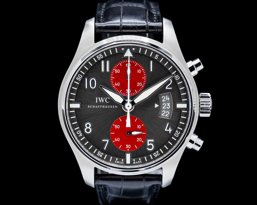 Image of IWC Pilot Chronograph Spitfire "Tribeca Film Festival 2014" SS Gray Dial LE