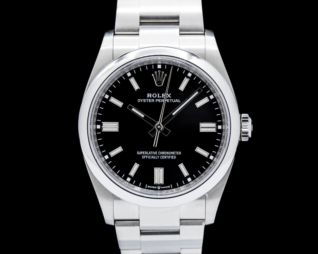 Rolex 126000 Oyster Perpetual 36 SS Black Dial