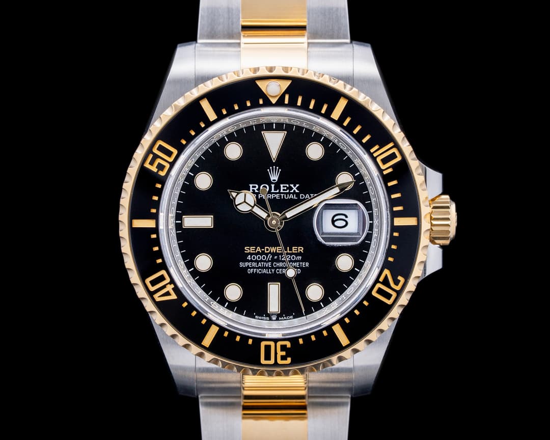 Rolex 126603 Sea-Dweller SS / 18K YG Black Dial