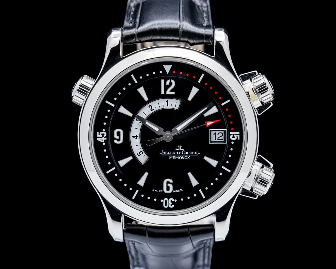 Jaeger-LeCoultre Master Compressor Memovox SS Black Dial