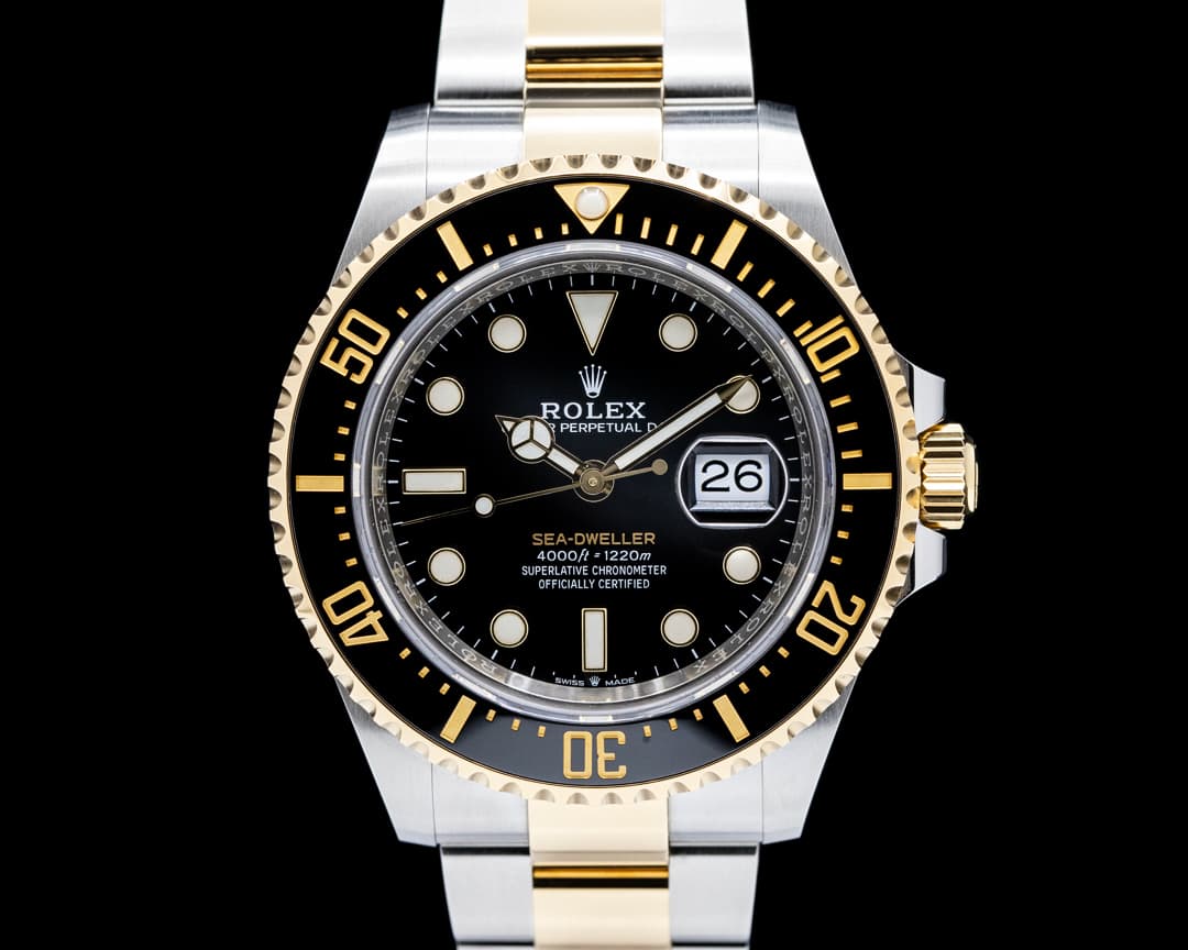 Rolex 126603 Sea-Dweller SS / 18K YG Black Dial