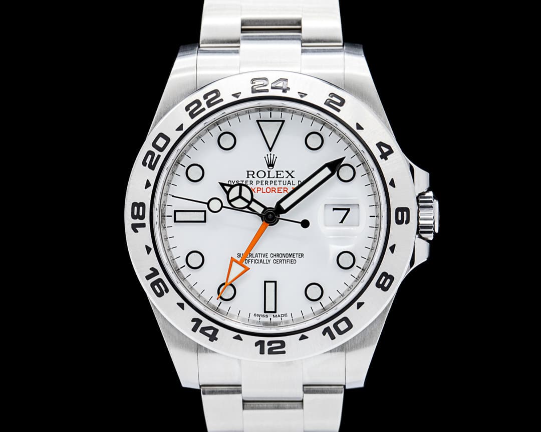 Rolex 216570 Explorer II "Polar" SS White Dial