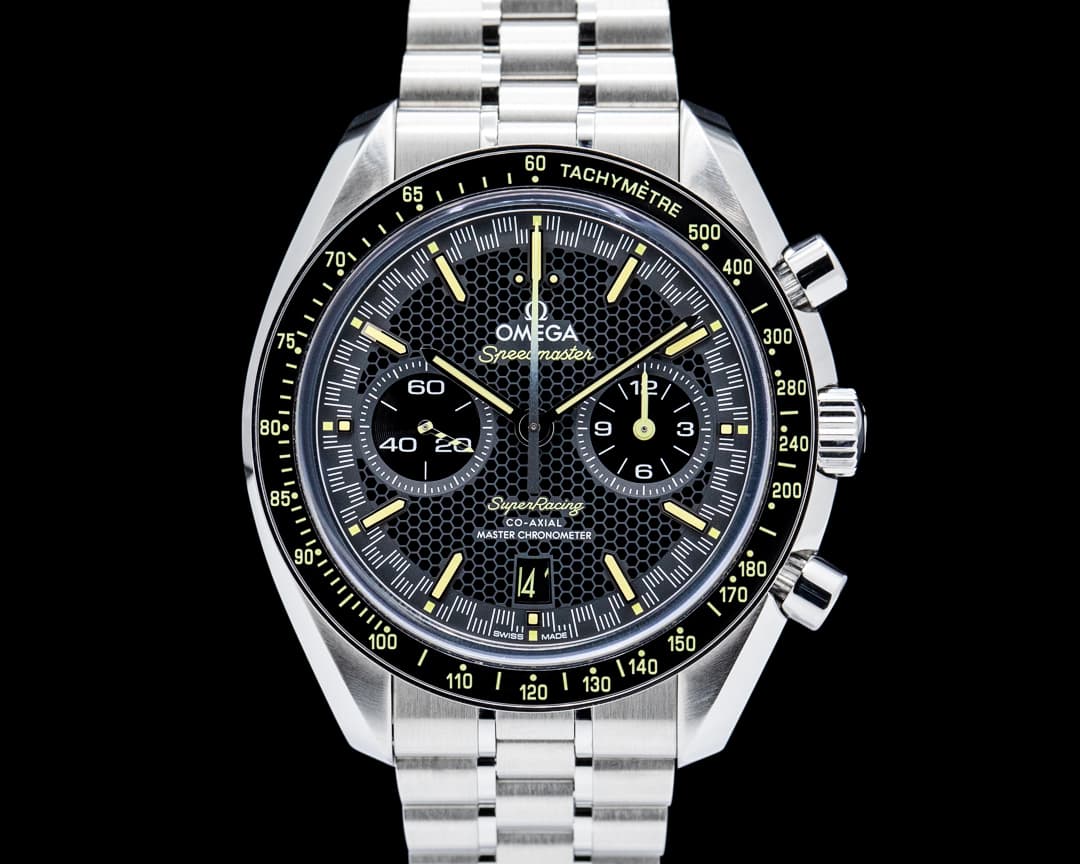 Omega Speedmaster Racing Co-Axial Master Chronometer Chronograph SS Black Dial