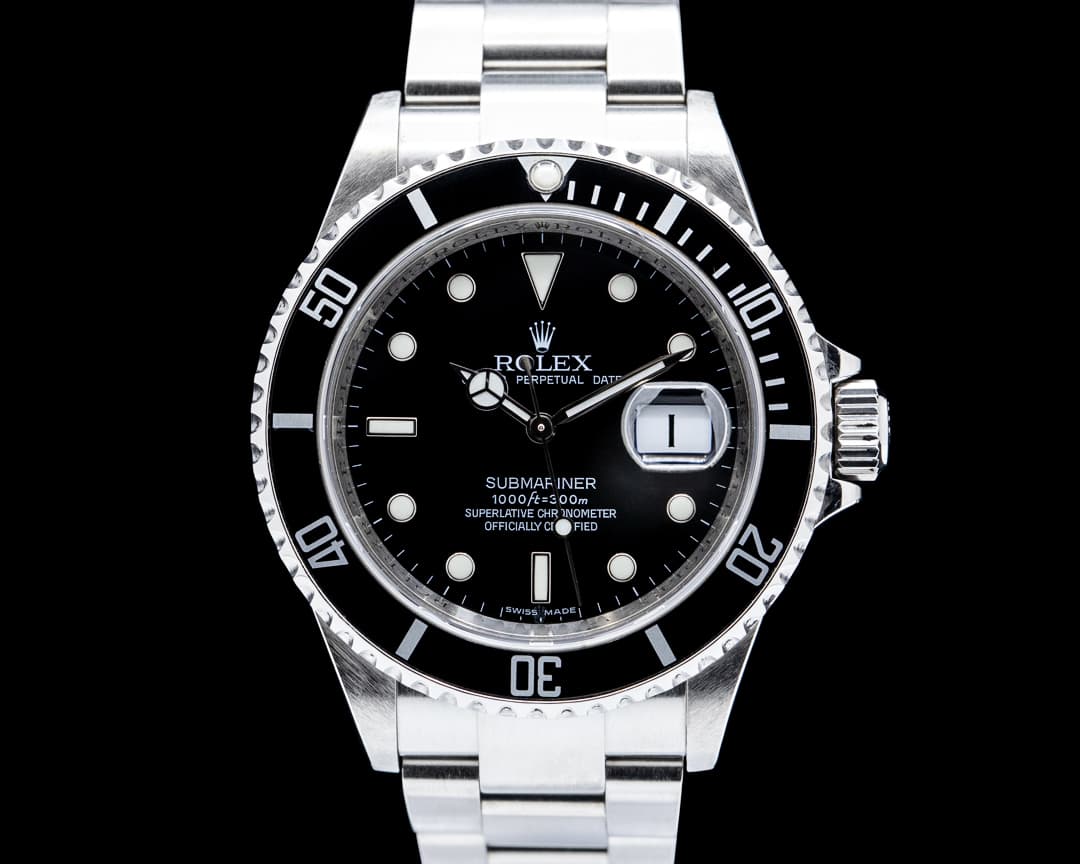 Rolex 16610 Submariner SS Black Dial Circa. 2008