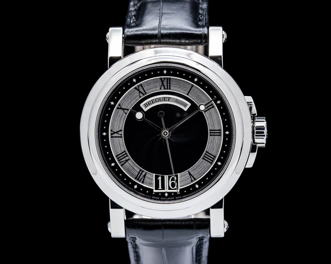 Breguet 5817ST Marine Big Date SS Black Dial