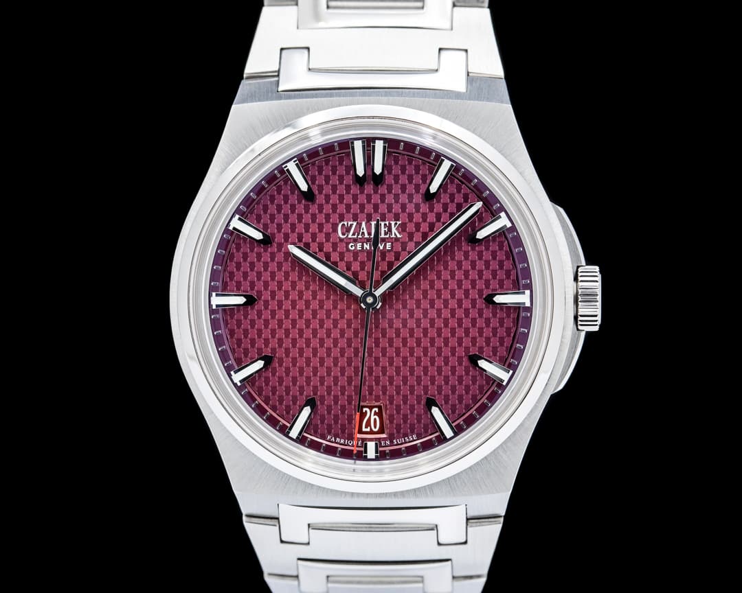Image of Czapek & Cie Antarctique Passage de Drake SS Burgundy Dial LIMITED