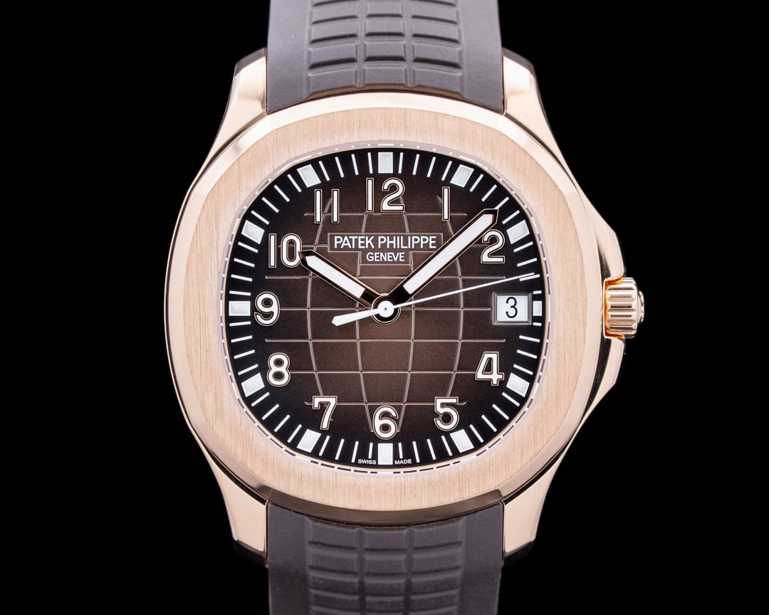 Patek Philippe 5167R Aquanaut 18K Rose Gold Brown Dial