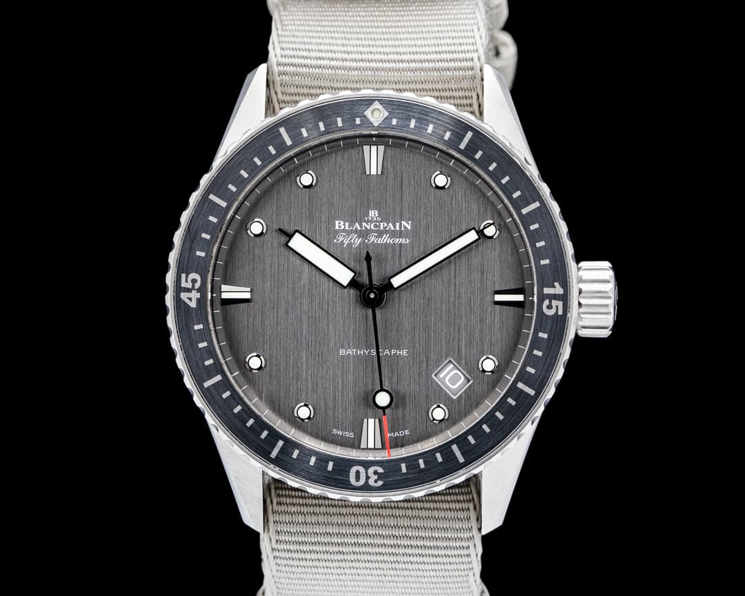Blancpain Fifty Fathoms Bathyscaphe Titanium Gray Dial