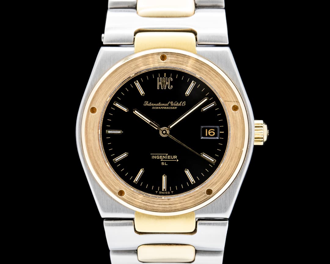 IWC 3003 Ingenieur SL 14K YG / SS Black Dial