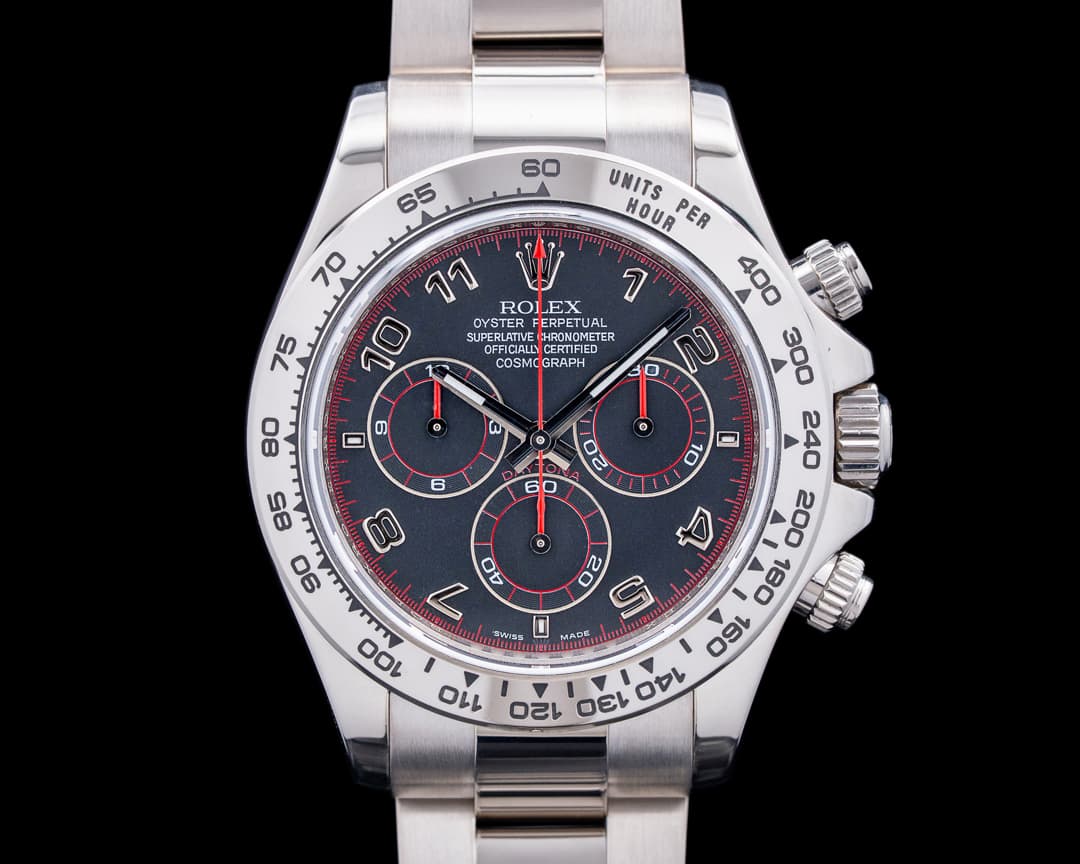 Image of Rolex 116509 Daytona 18K White Gold Gray Arabic Racing Dial