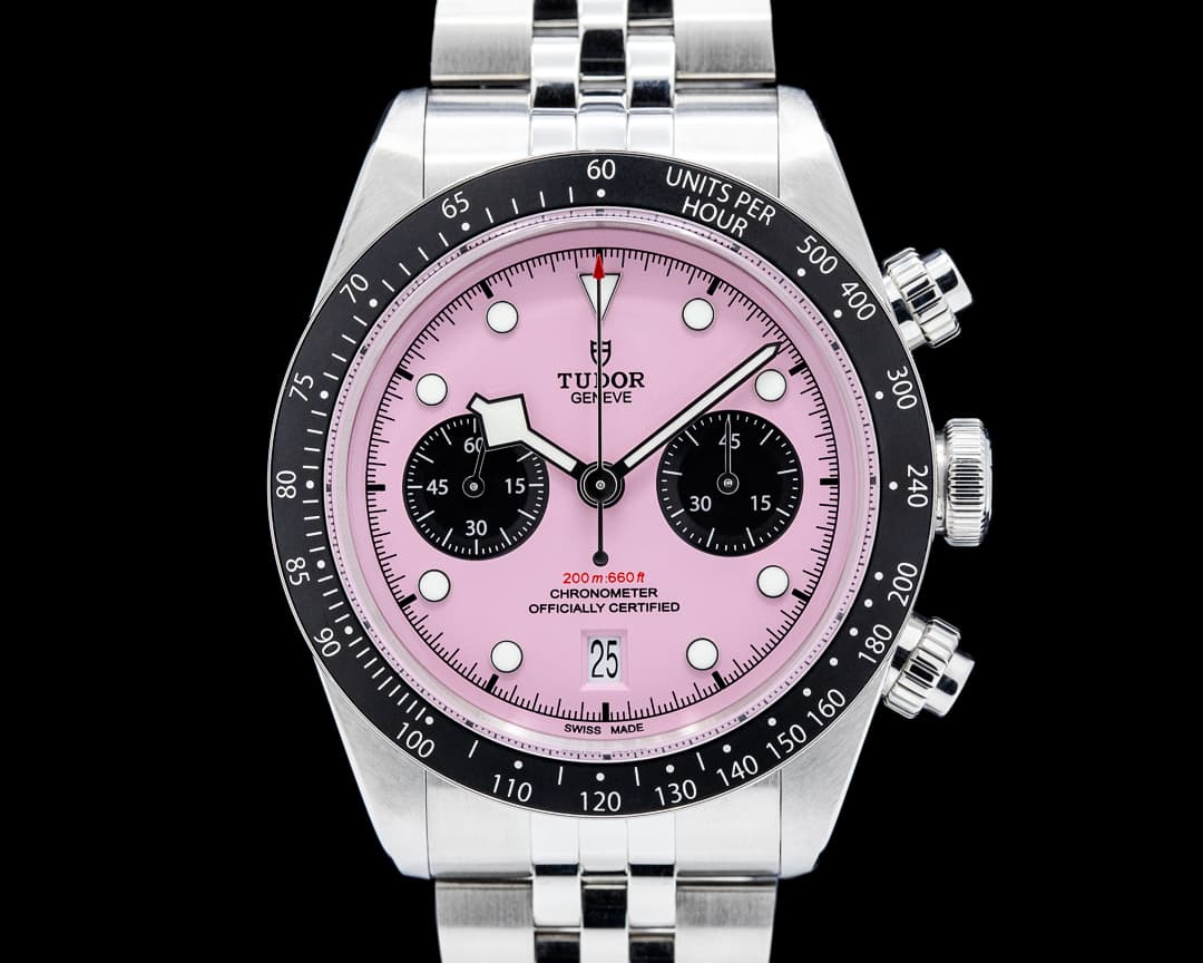 Tudor 79360N Black Bay Chronograph SS Pink Dial