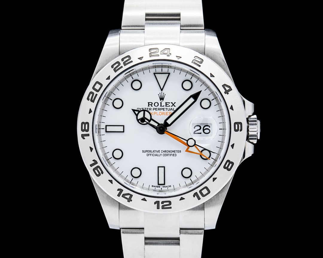 Rolex 216570 Explorer II SS White Dial