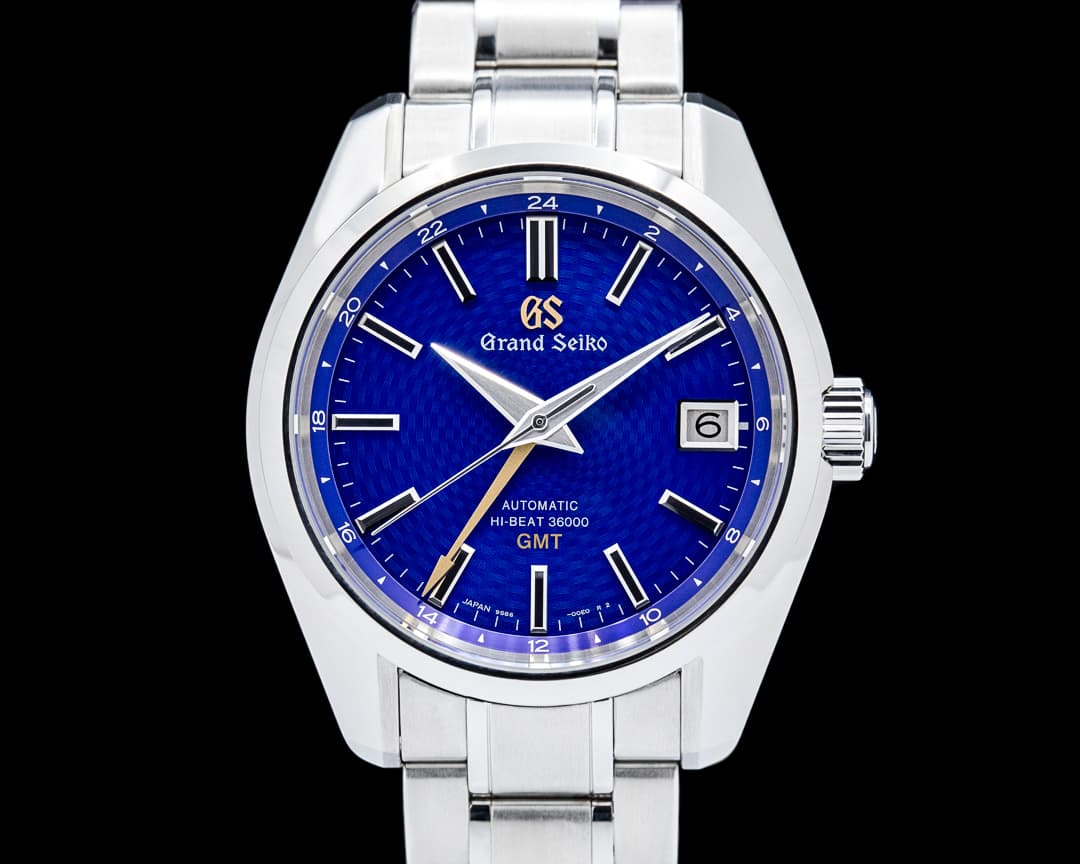 Grand Seiko Hi-Beat 36000 GMT "Blue Peacock" SS Blue Dial LIMITED