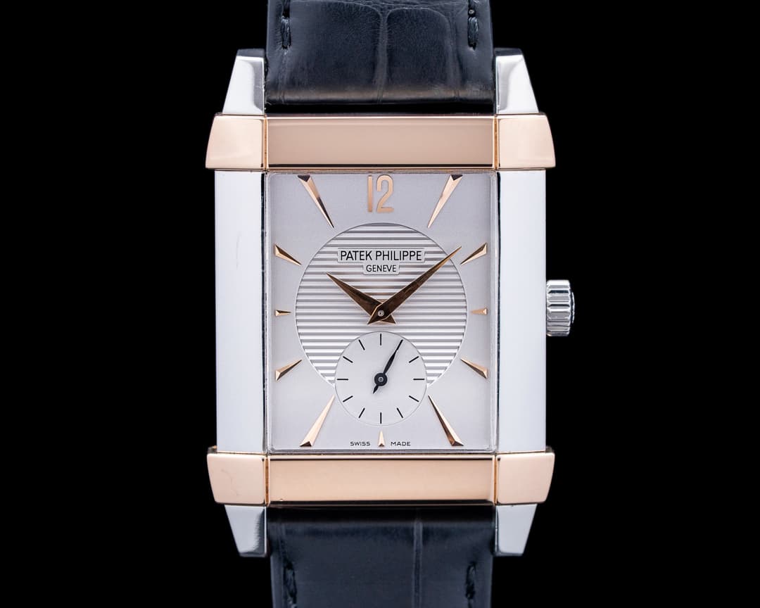 Image of Patek Philippe Gondolo Platinum / 18K RG Silver Dial