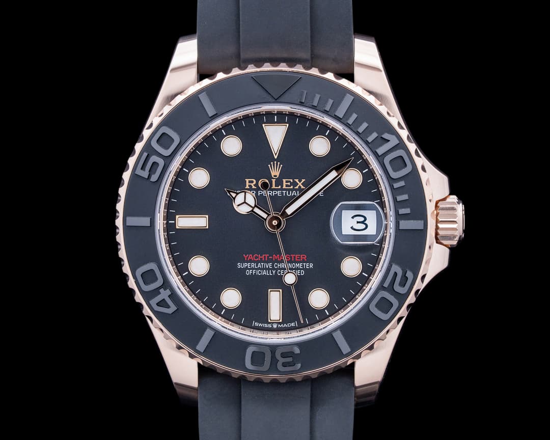 Rolex 268655 Yacht-Master 37MM 18K Rose Gold Black Dial