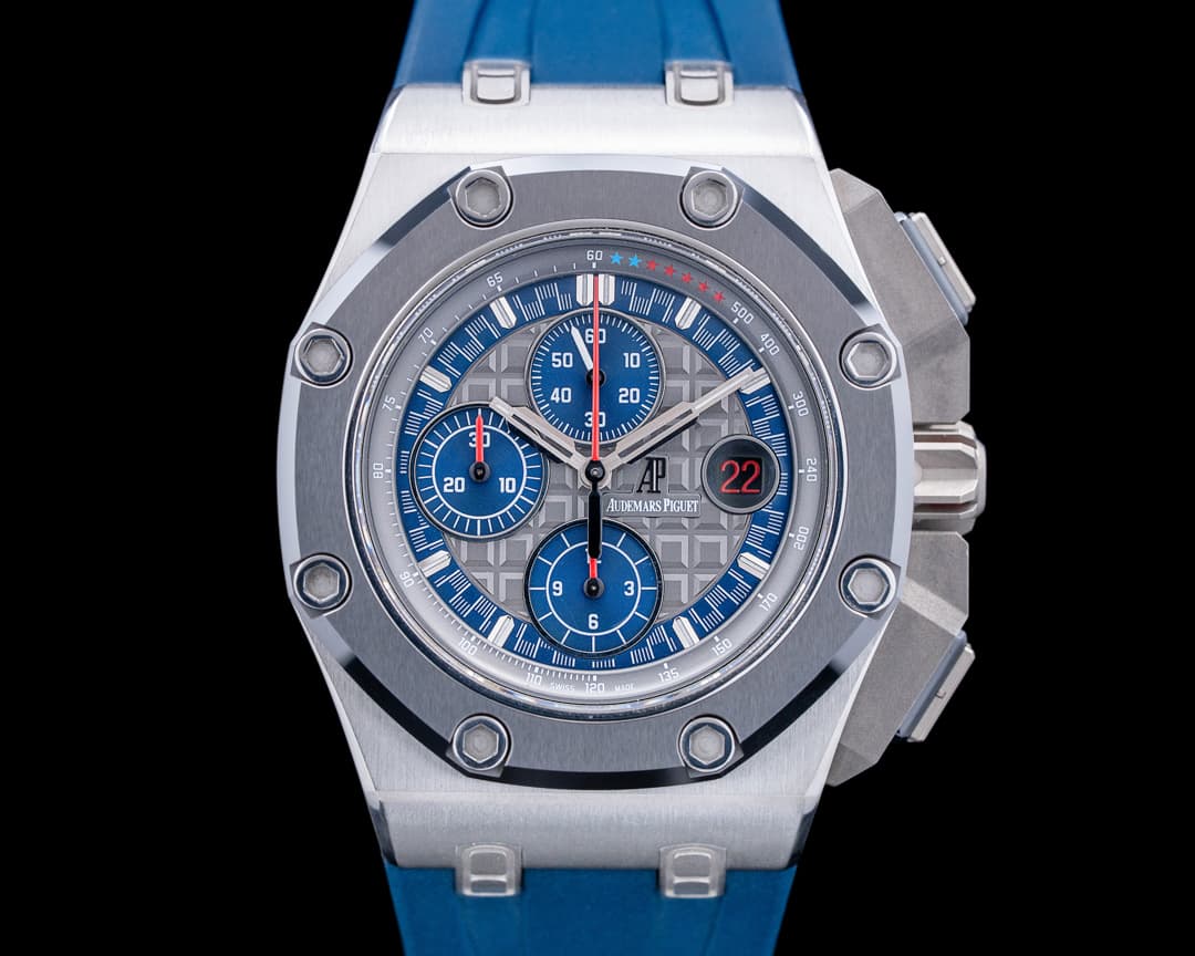 Image of Audemars Piguet 26568PM Royal Oak Offshore "Michael Schumacher" Platinum Dial LIMITED