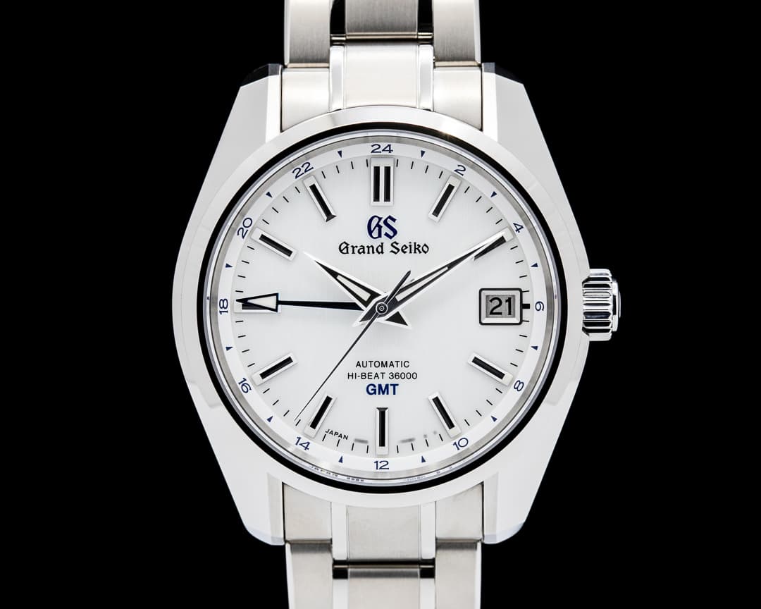 Grand Seiko Hi-Beat 36000 GMT 44GS "55th Anniversary" Titanium White Dial LIMITED