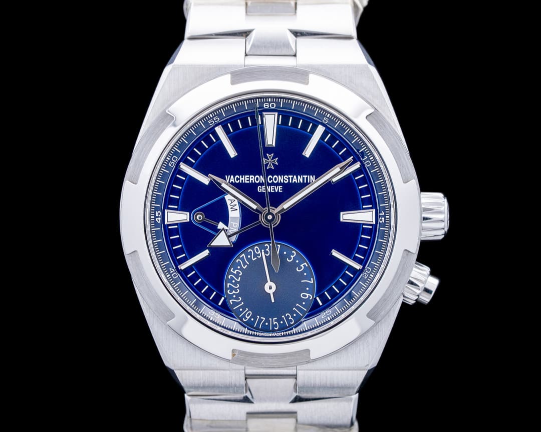 Vacheron Constantin 7900V Overseas Dual Time SS Blue Dial