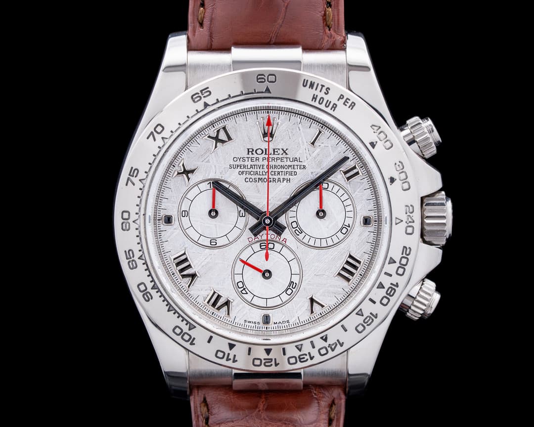 Rolex 116519 Daytona 18K White Gold Meteorite Dial