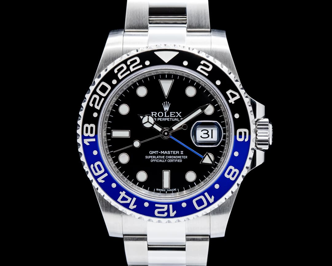 Rolex 116710BLNR GMT-Master II "Batman" SS Black Dial