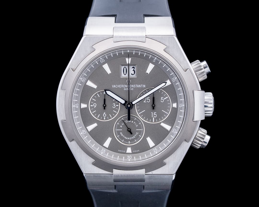 Vacheron Constantin 49150 Overseas Chronograph Deep Stream SS / Titanium Gray Dial