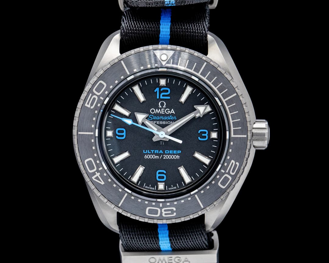 Omega Seamaster Planet Ocean Ultra Deep 6000M Titanium Black Dial 2025