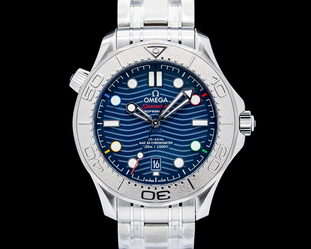 Omega Seamaster Diver 300M "Beijing 2022" Edition SS Blue Dial UNWORN