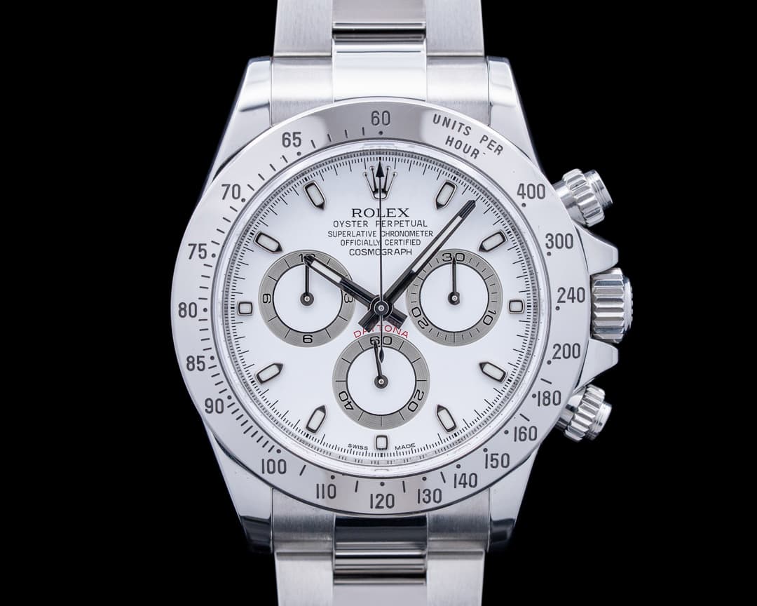 Rolex 116520 Daytona SS White Dial