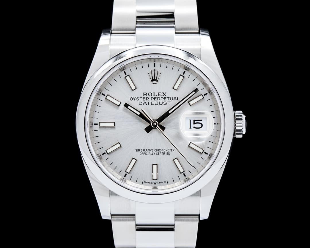 Rolex 126200 Datejust 36 "The Home Depot" SS Silver Dial