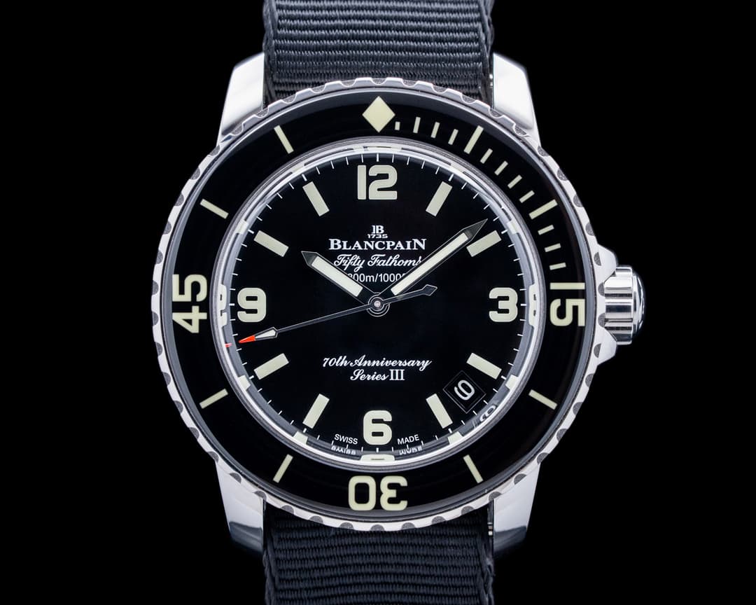 Blancpain 5010C Fifty Fathoms "70th Anniversary" SS Black Dial LIMITED