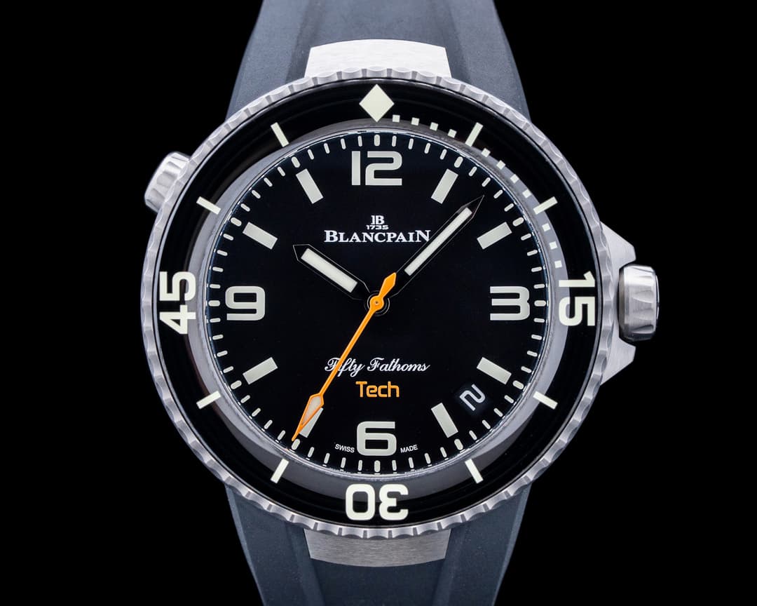 Blancpain 5029 Fifty Fathoms Tech Titanium Black Dial