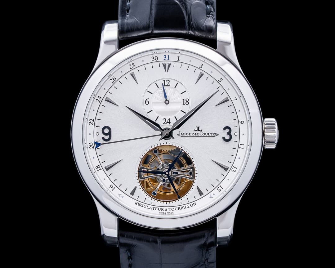 Jaeger-LeCoultre Master Grand Tourbillon Dual Time SS Silver Dial