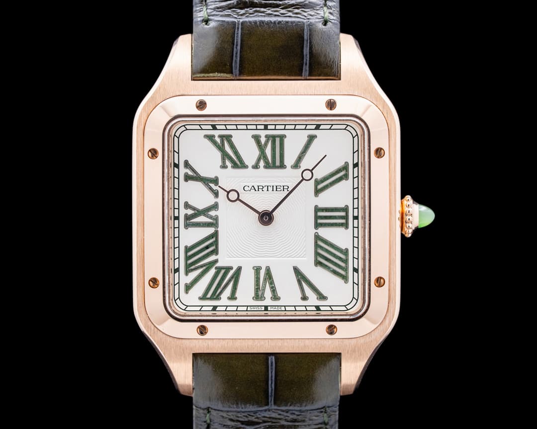 Cartier WGSA0083 Santos-Dumont Extra Large 18K Rose Gold Cream Dial LIMITED