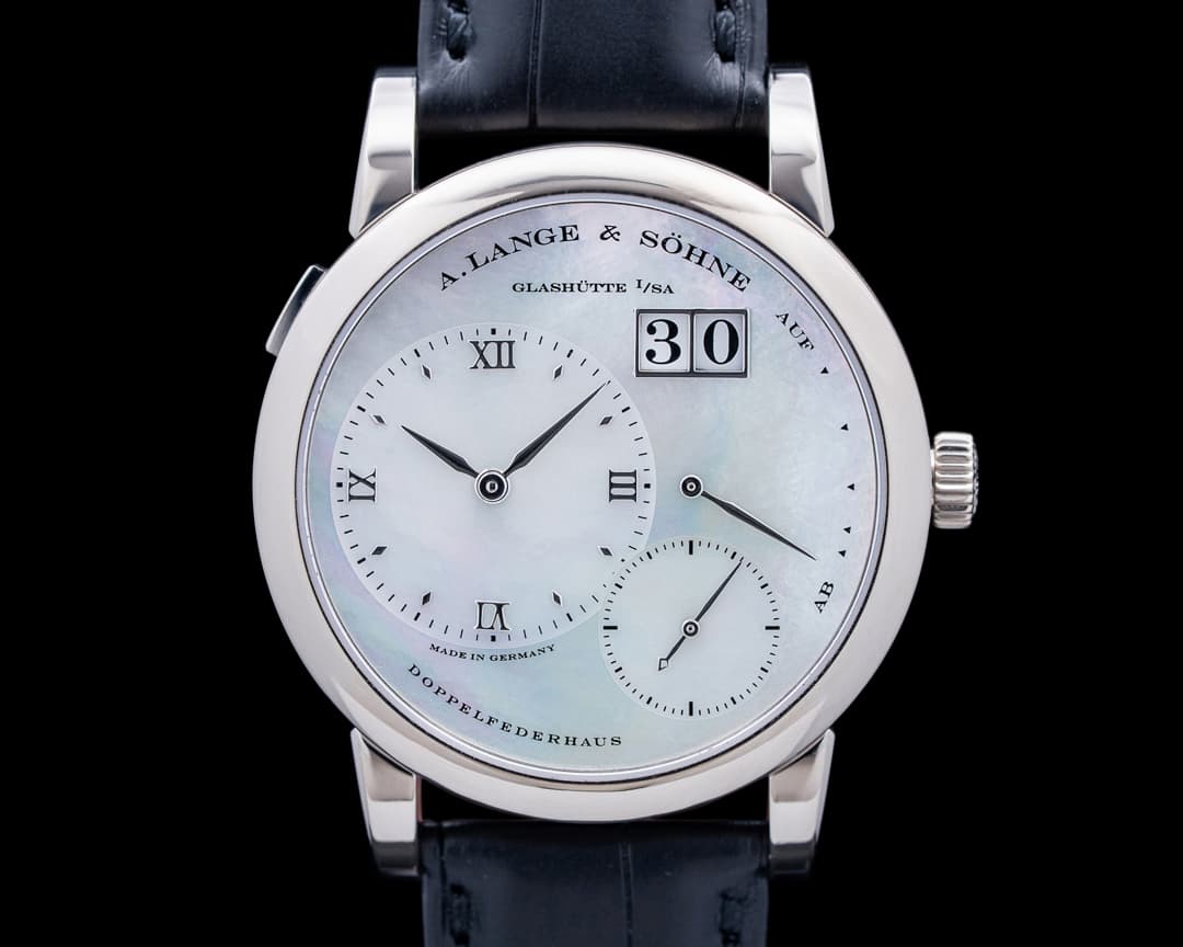 A. Lange & Söhne 110.029 Lange 1 "Soiree" 18K White Gold Mother of Pearl Dial