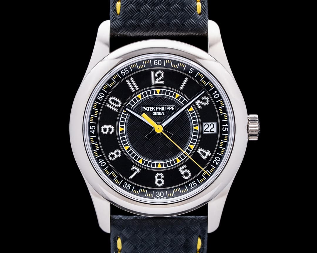 Patek Philippe 6007G-001 Calatrava 18K White Gold Ebony Black Dial