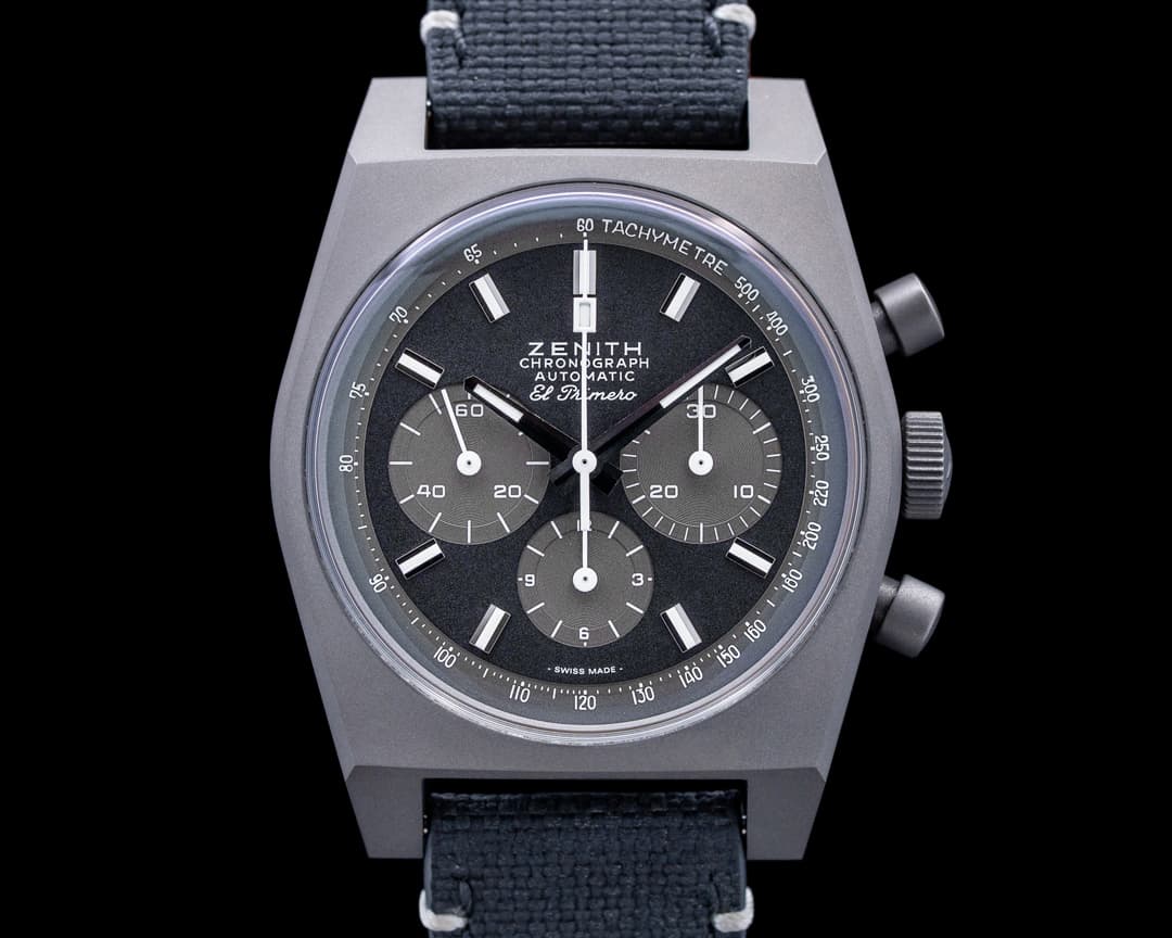 Zenith Chronomaster Revival Shadow Titanium Black Dial