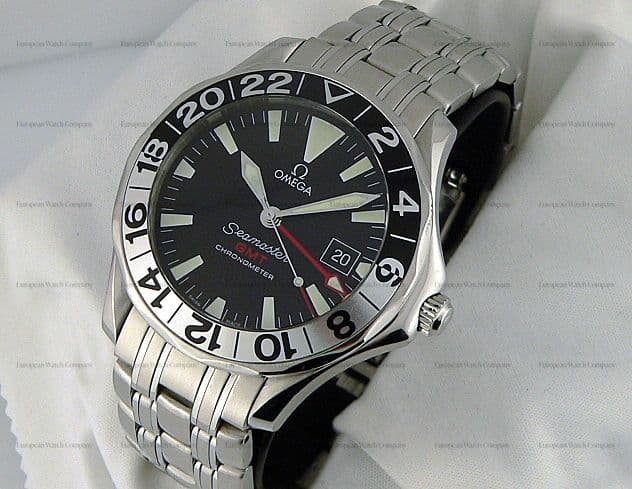 Omega Seamaster GMT Black Dial,