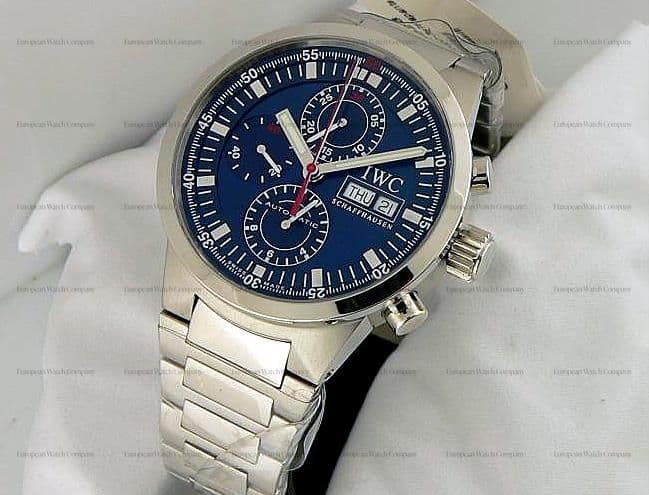 IWC GST Split SS/SS Blue Dial