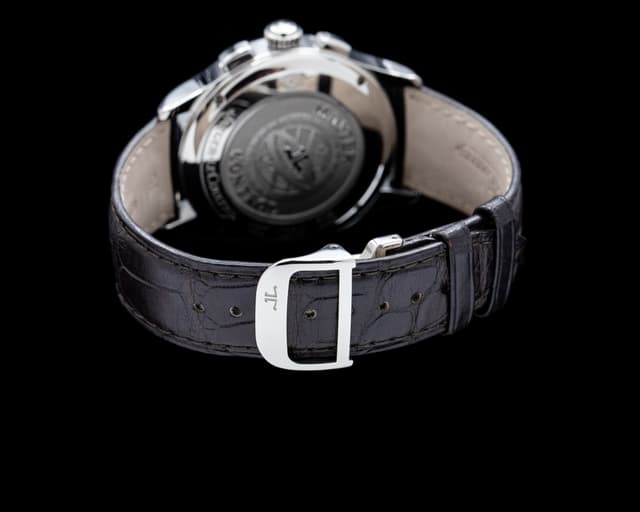 66567 Jaeger-LeCoultre Q1538420 Master Chronograph Date SS Silver Dial ...