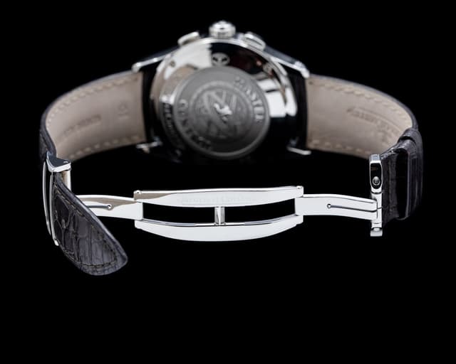 66567 Jaeger-LeCoultre Q1538420 Master Chronograph Date SS Silver Dial ...